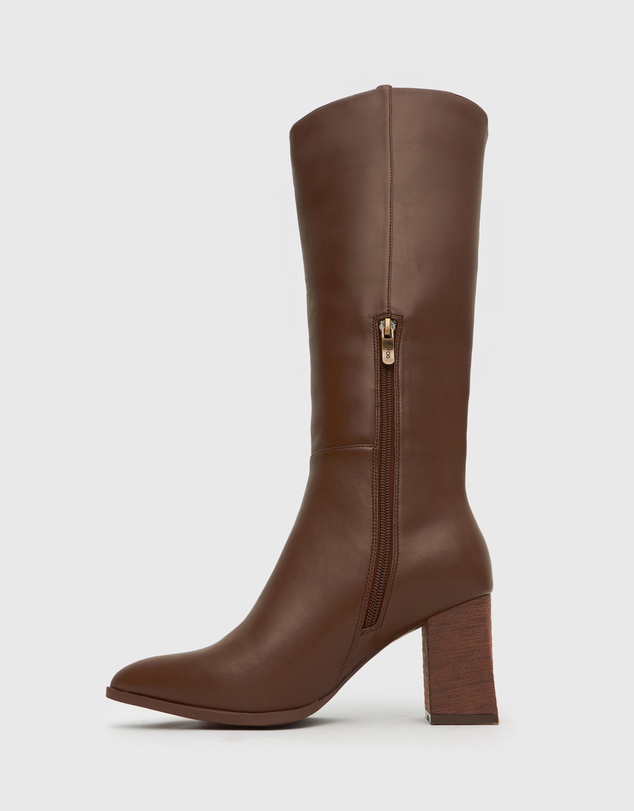 Zeroe - Camille Tall Block Heel Dress Boots