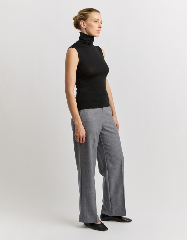 Toorallie - Sleeveless Roll Neck