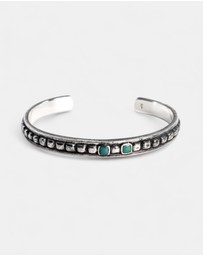 Buck Palmer - Turquoise Stone Cuff