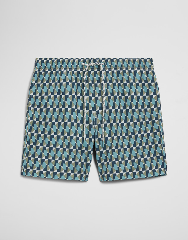 Country Road - Recycled Polyester Geometric Print Swimsuit