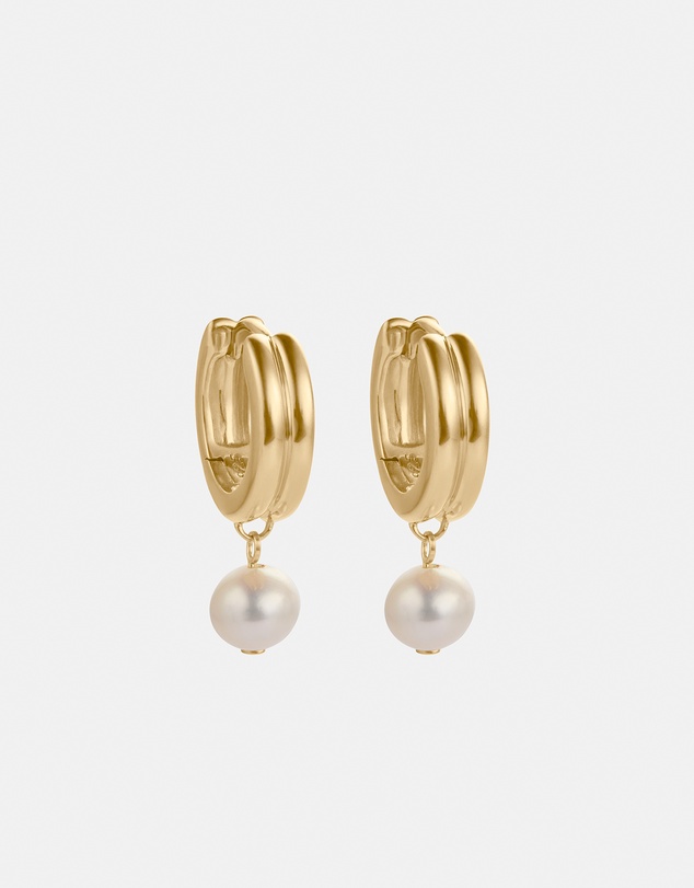 Kirstin Ash - Solace Pearl Hoops