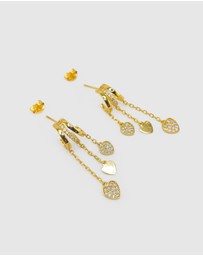 Izoa - Cara 3-in-1 Trio Huggie Earrings