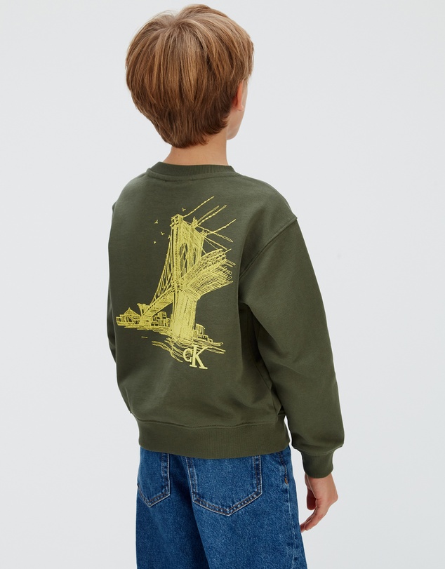 Calvin Klein Jeans - Boys Relaxed Back Print Sweatshirt