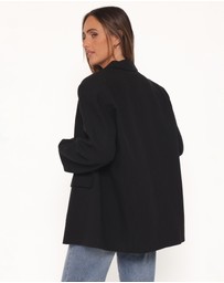 Petal & Pup - Rhodes Oversized Blazer - Black