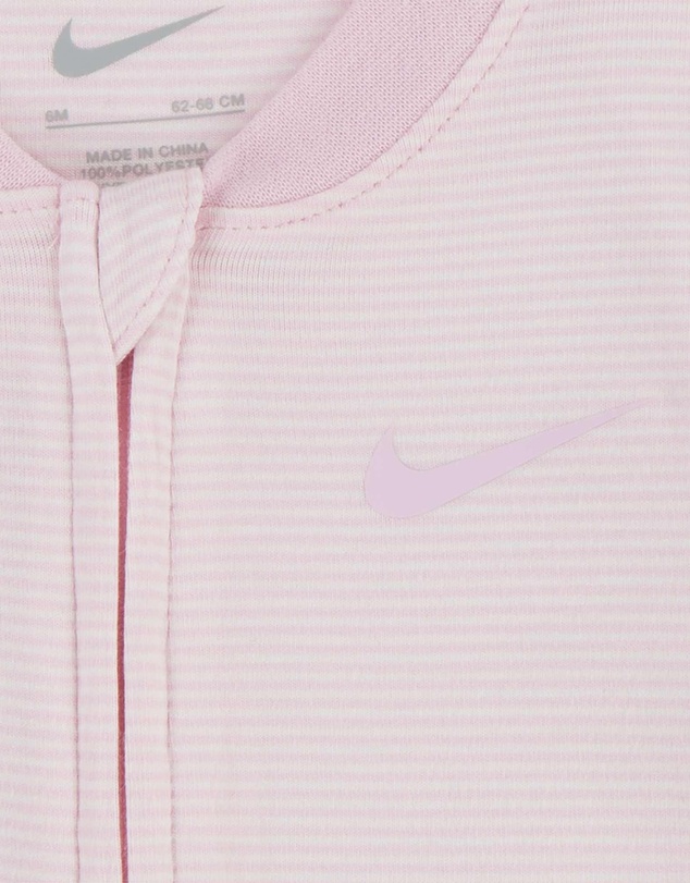 Nike - Striped Footed Coverall - Babies
