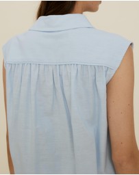 The Fated - Lucie Linen Blend Shirt