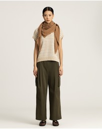 IDA+S - Langham Wool Cashmere Short Scarf