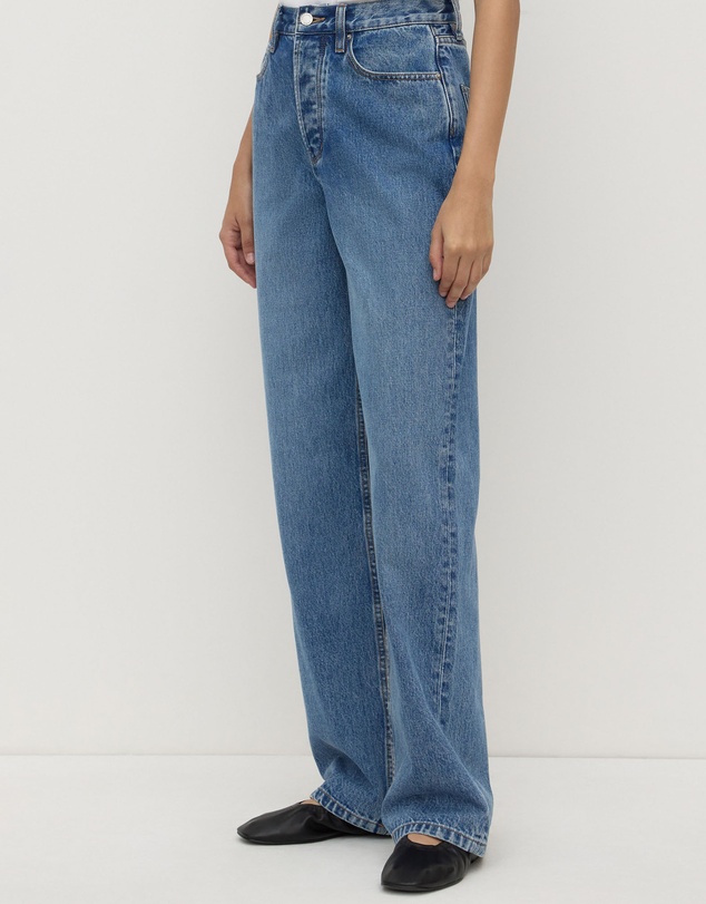 Assembly Label - High Rise Straight Jeans