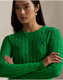 Polo Ralph Lauren - Cable-Knit Cotton Crewneck Sweater