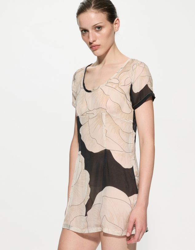 Muma World - Noir Moschata Organza Mini Dress
