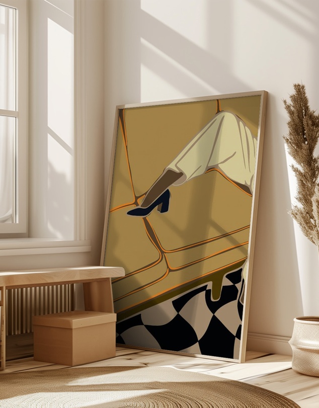 Olive et Oriel - KH Studio - Lucy by Karla Hyman Art Print