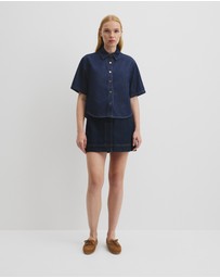 Country Road - Short Sleeve Denim Shirt