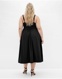 City Chic - Midi Corset Dress