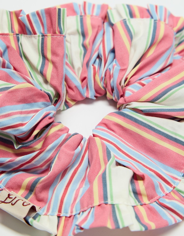 Damson Madder - Frill Edge Scrunchie