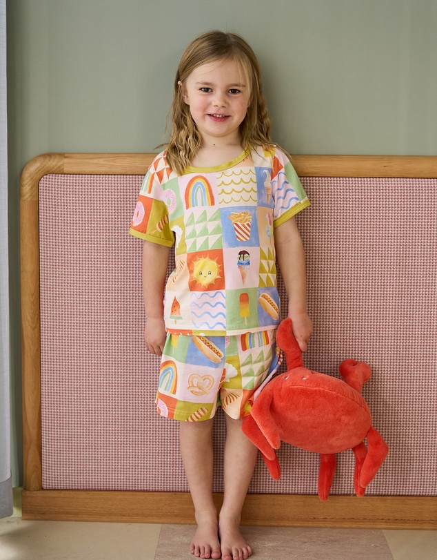 Linen House Kids - Cain Crab Novelty Cushion