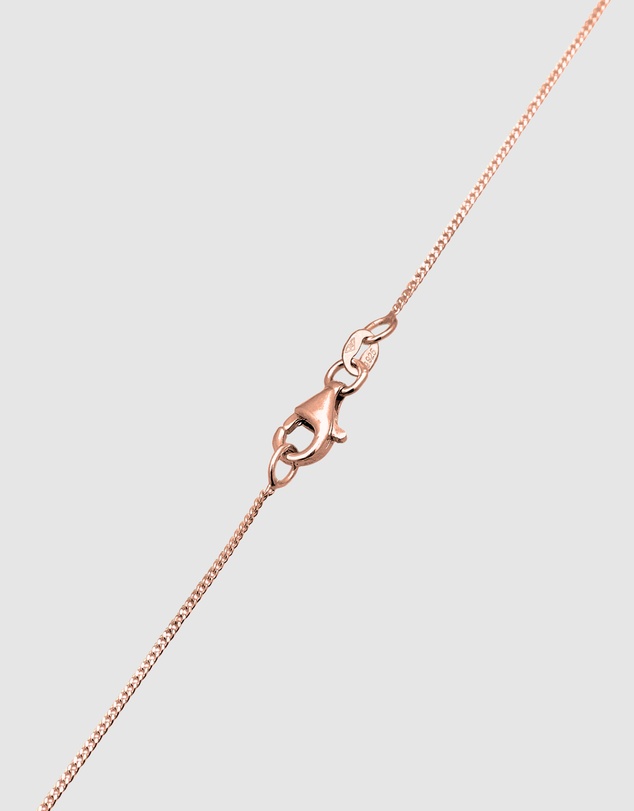 Elli Jewelry - Necklace Circle 925 Sterling Silver Rosegold