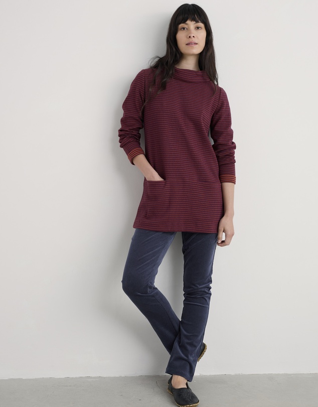 Seasalt - Seasalt Cornwall Purple Mawgan Porth Tunic