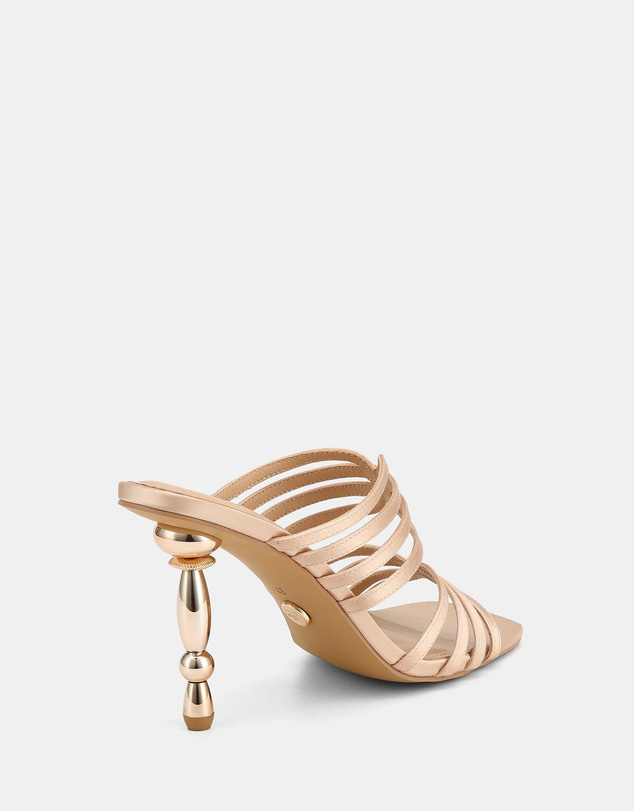 Wittner - Yasmin High Sandals Champagne Satin
