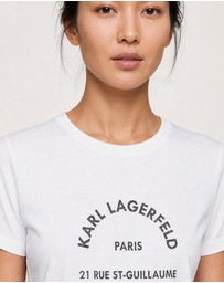 Karl Lagerfeld - Rue St-Guillaume Glitter T-Shirt