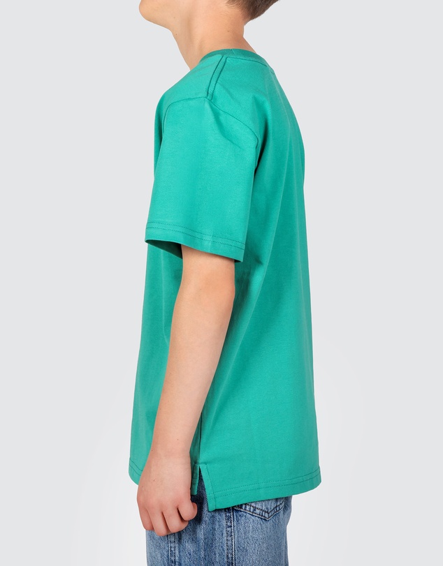 Skwosh - Happy Chappy Boys Regular Tee in Green