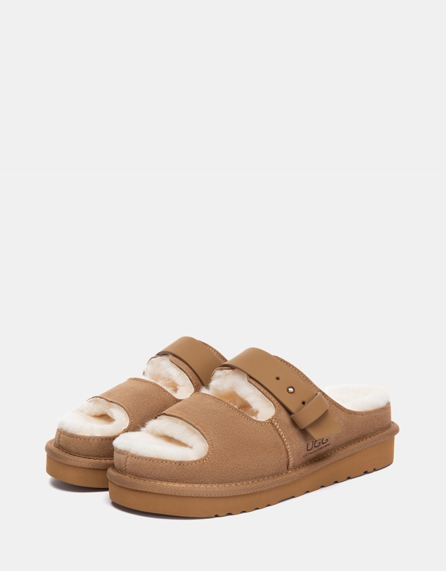 EVERAU - Australian Shepherd Ugg Clava Cow Suede Upper Loafer Oxfords Flats