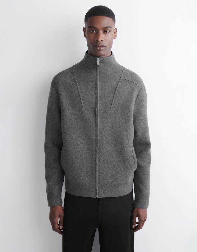 COS - Merino Wool Zip-Up Track Jacket