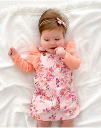 WITH LOVE FOR KIDS - Hazel Denim Pinafore Dress - Babies - Kids