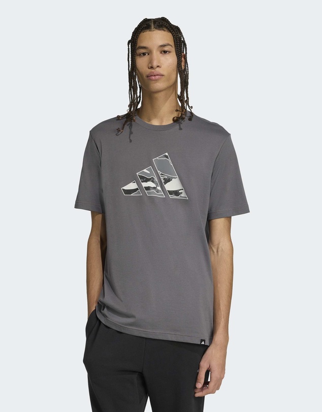 adidas Sportswear - Camo Logo Graphic Tee Mens