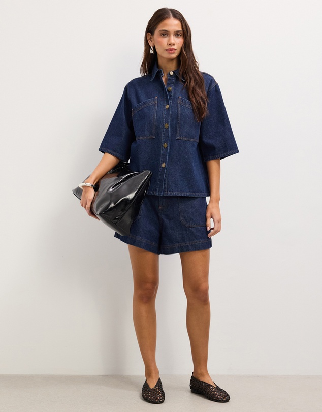 The Fated - Asha Soft Denim Shirt