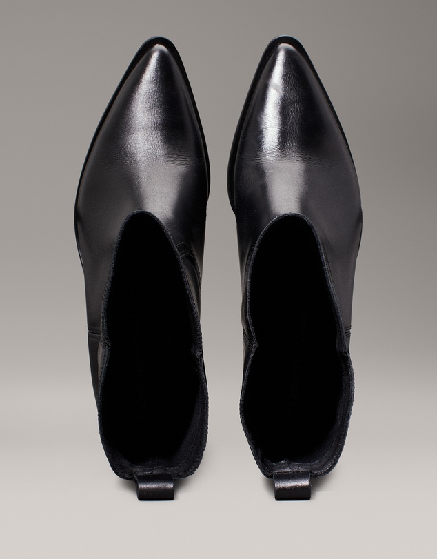 Calvin Klein - Leather Cowboy Boots