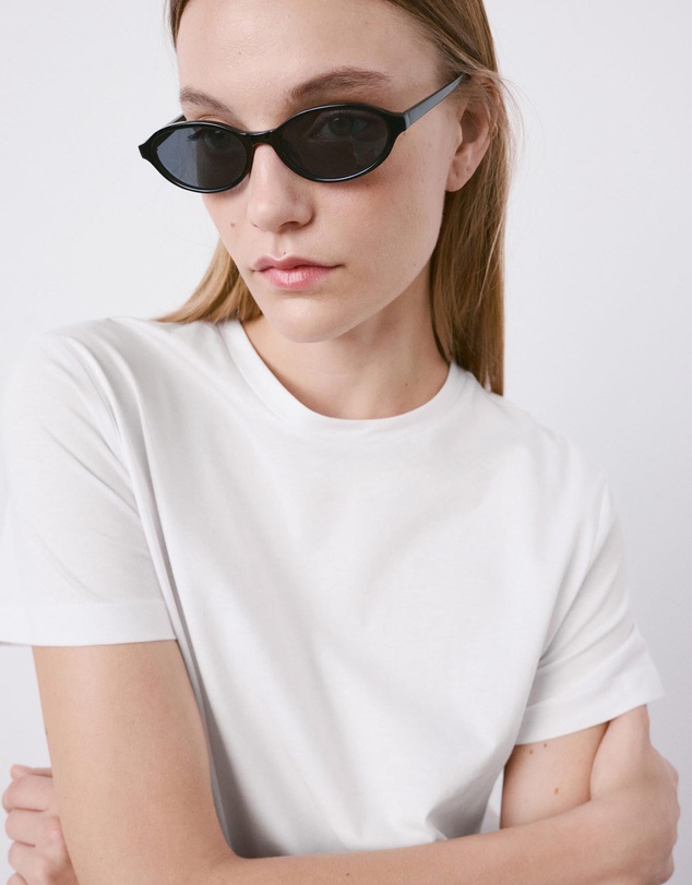 M.N.G - Short-Sleeved Cotton T-Shirt