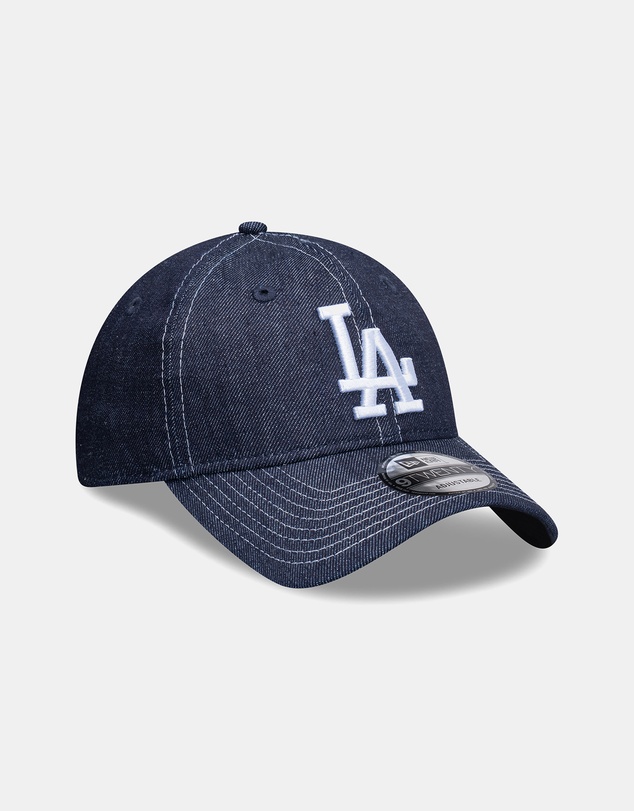 New Era - 9TWENTY Los Angeles Dodgers Washed Denim Strapback Cap