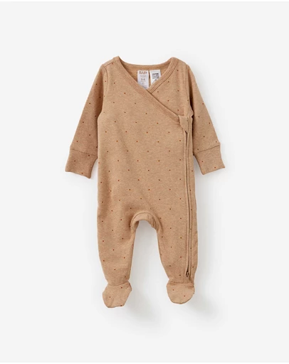 Cotton On Kids - Organic Cross Over Zip Romper