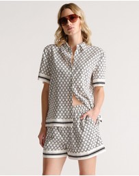 Decjuba - D-Luxe Monogram Shorts