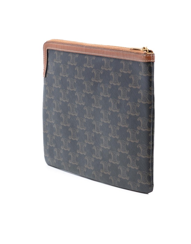 Pre-Loved by Azura Reborn - Pre-Loved Small Triomphe Coated Canvas Clutch