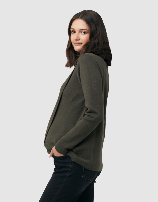 Ripe Maternity - Cassie Cross Over Nursing Knit