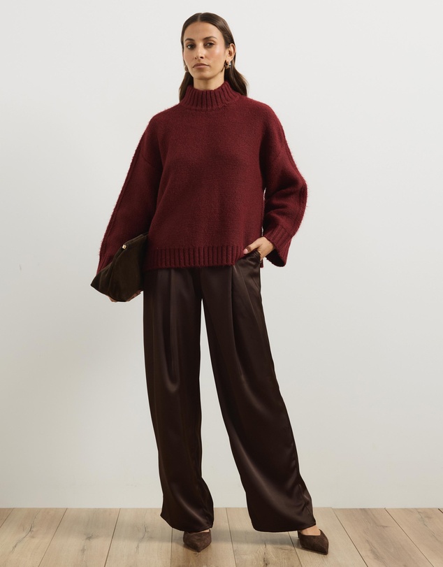 Atmos&Here - Charll Funnel Neck Knit Jumper