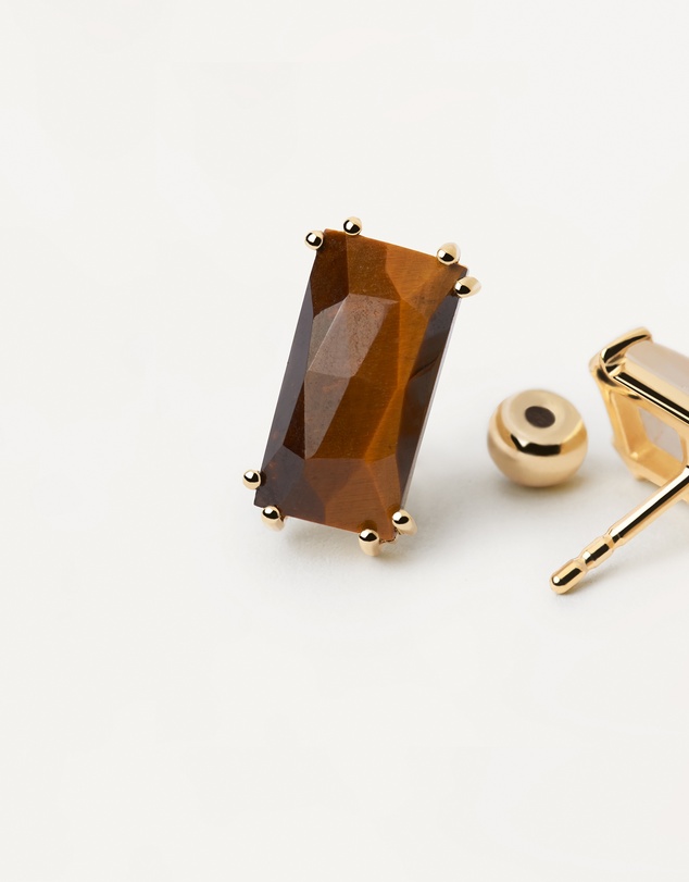 PDPAOLA - Maiko Tiger Eye Single Earring