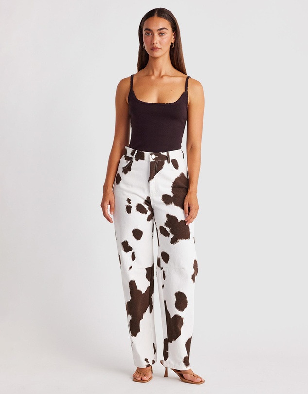 SNDYS - Becks Cowhide Jeans
