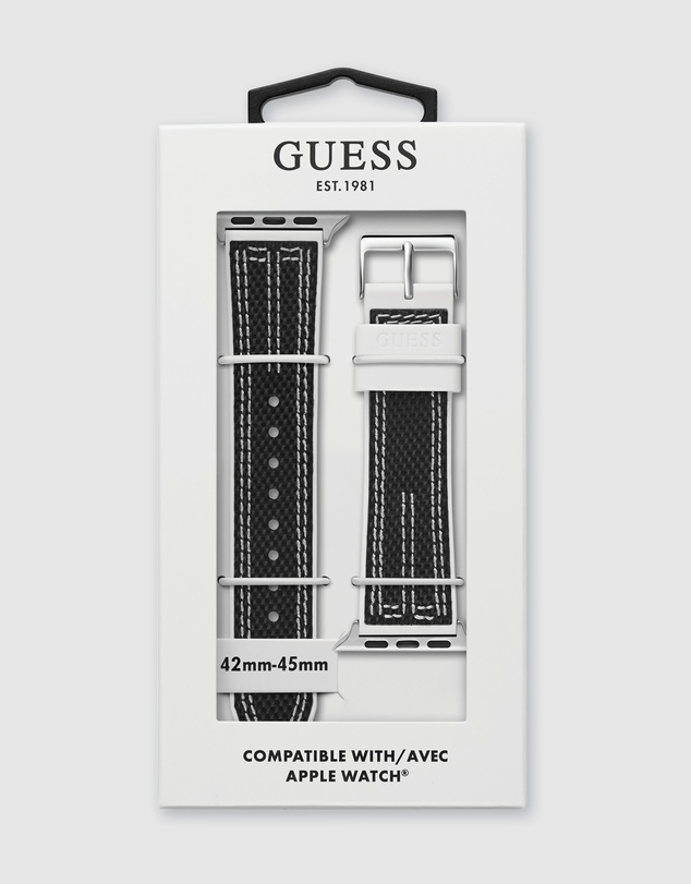 GUESS - Guess Apple Band - Black Nylon Flex 42/44/45