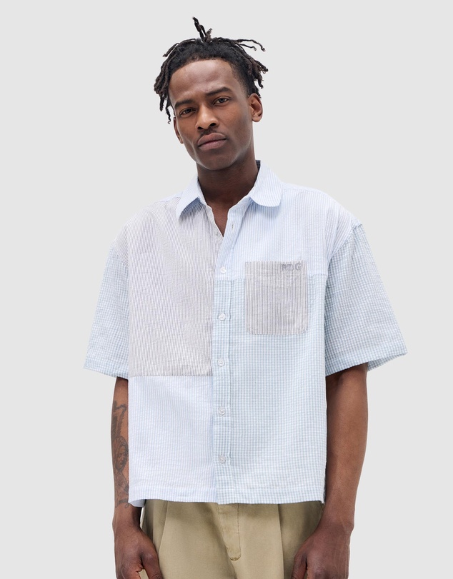 BDG By Urban Outfitters - Stripe Patchwork Shirt