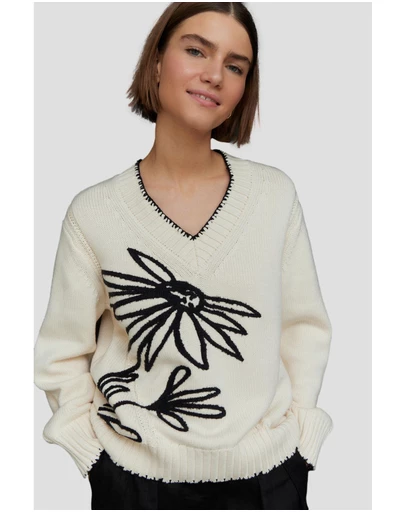 NEXT - 100% Cotton V-Neck Jumper