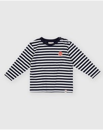 Goldie + Ace - Essential Stripe LS Top - Babies-Kids