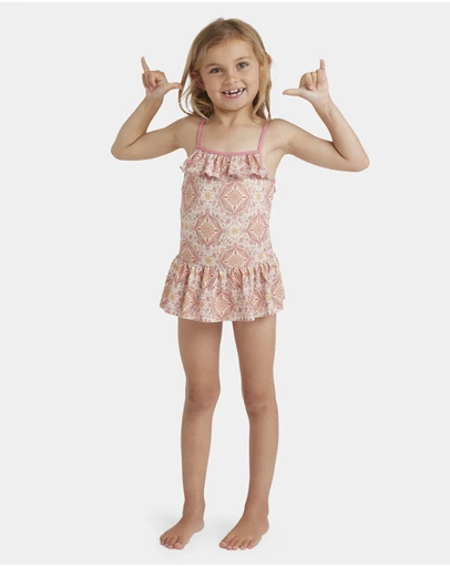 Billabong Kids - Girls 0 to 5 Just For You One Piece Swimsuit