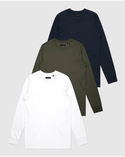 Stock & Co. - 3-Pack Stock Long Sleeve Tee