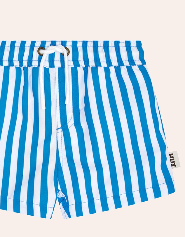 Huxbaby - Aqua Stripe Boardshorts - Babies-Teens