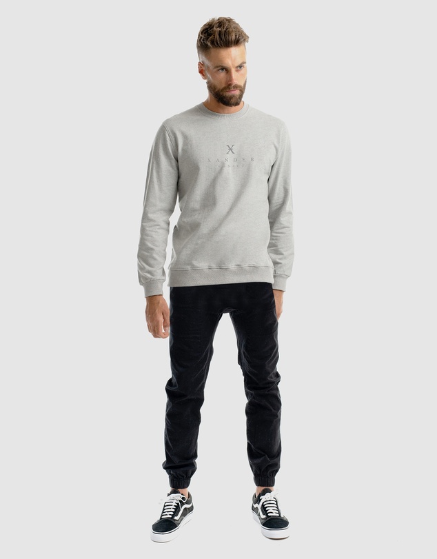 Xander - Monarch Mono Embroidery Crewneck