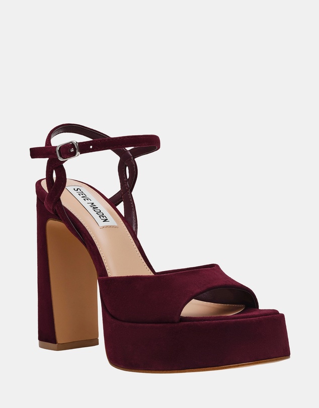 Steve Madden - Miliana Dark Cherry Heels