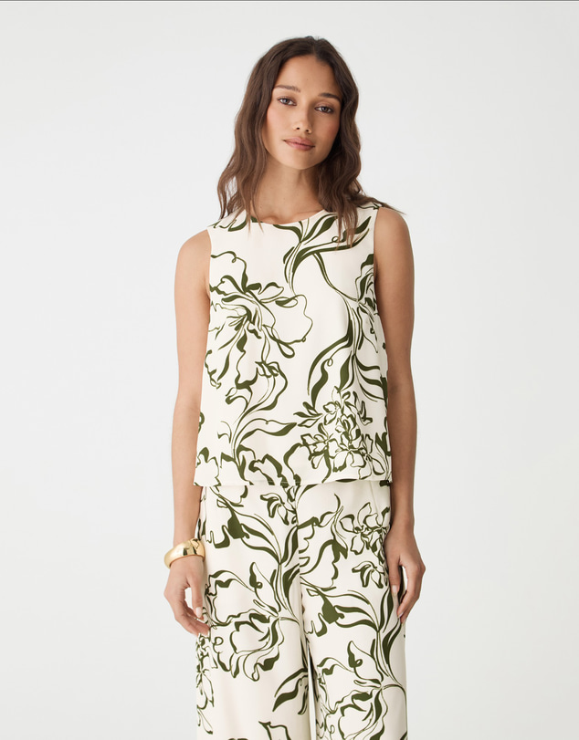 Forcast - Natalie Sleeveless Floral Top