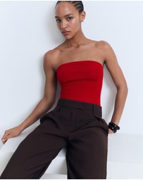 M.N.G - Gyal Strapless Fitted Top